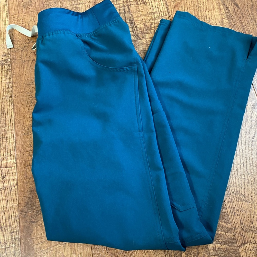 Figs- Caribbean Blue Scrub Pants